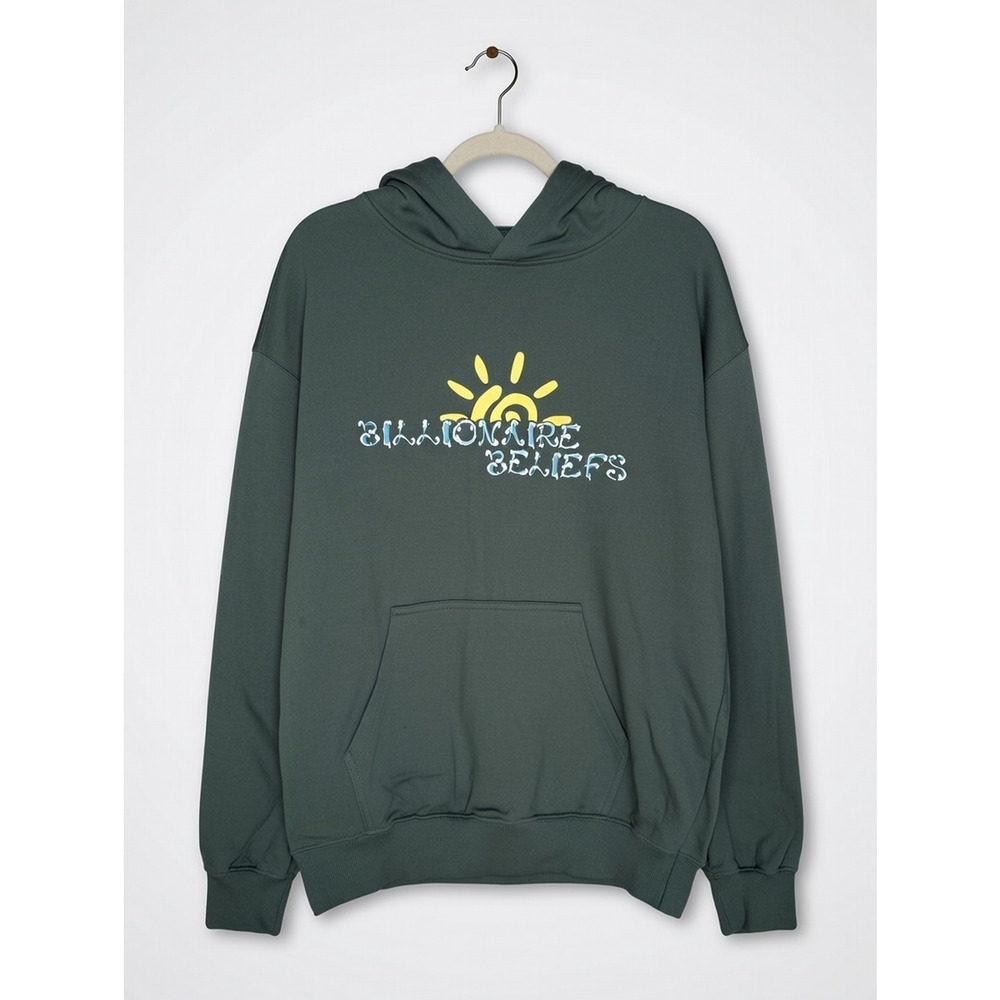 Unisex Heavy Billionaire Beliefs Hooded Sweatshirtt